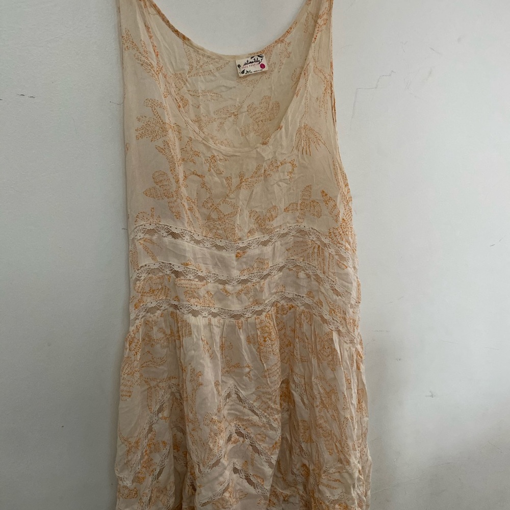 Free People Floral Trapeze Dress